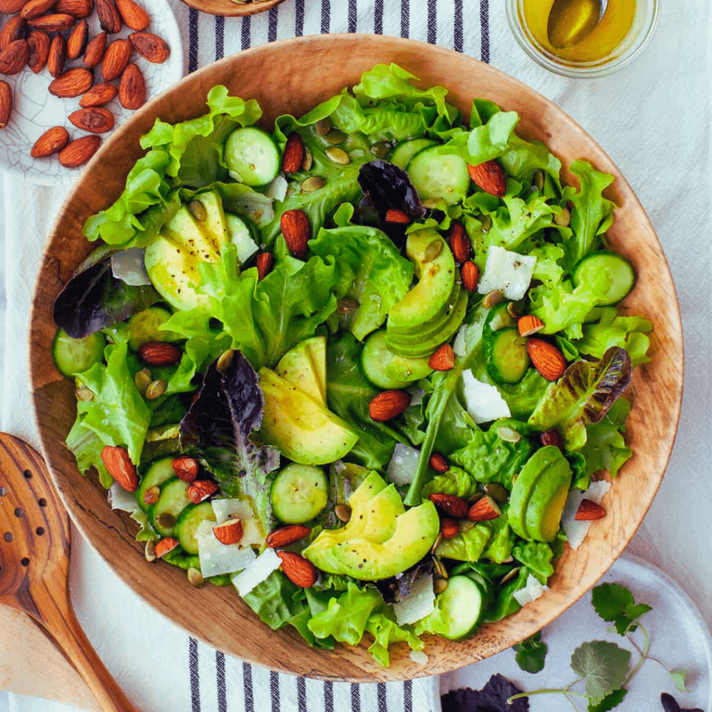 heart-healthy green salads